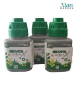 100 ml bottle of liquid seaweed extract fertilizer (Biovita X) for plant growth.