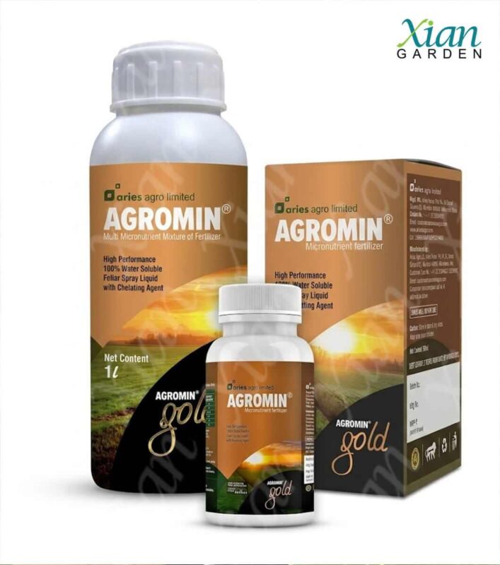 Agromin Gold 100ml bottle of liquid micronutrient fertilizer for healthy plant growth
